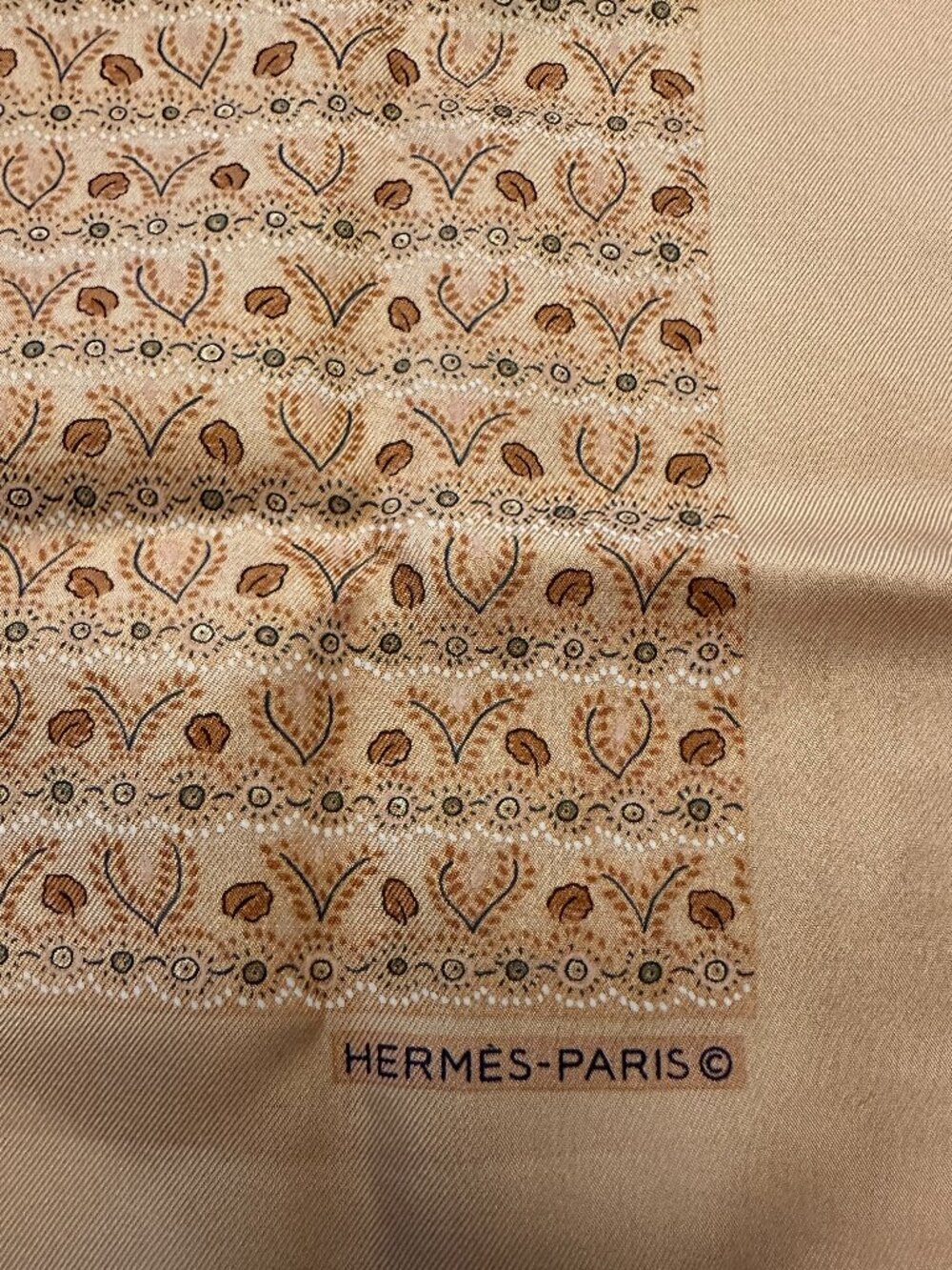 Hermes Silk Pocket Square 45
